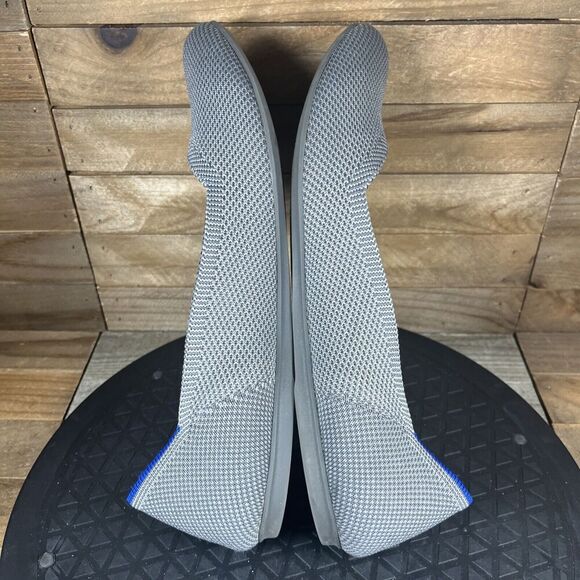 Rothy’s Women's Size 9 Flax Birdseye Light Grey Round Toe Casual Slip On Flats - Picture 8 of 10